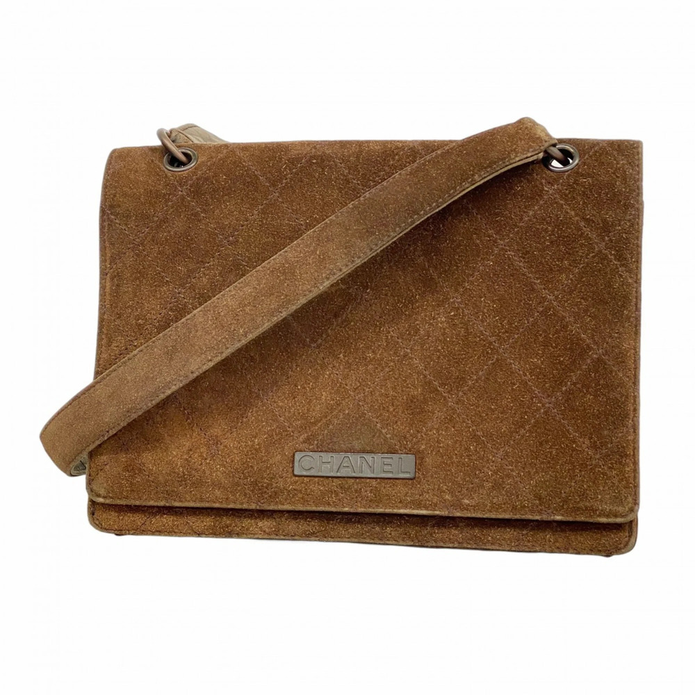 CHANEL Brown Shoulder Bag